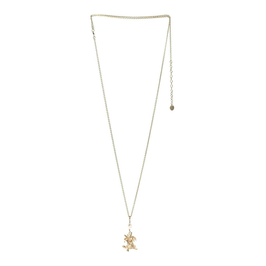 Christian Dior Pearl Reve D'Infini  Necklace  Gold White Image 3