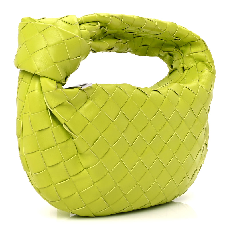  Bottega Veneta Nappa Intrecciato Mini Jodie Kiwi