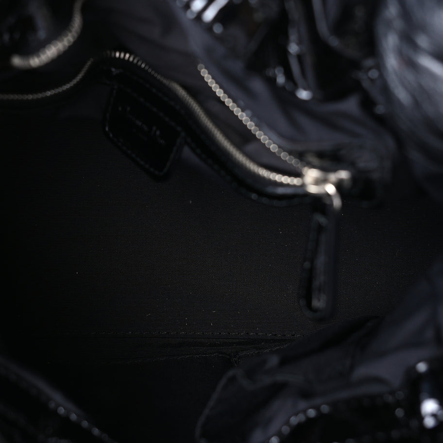 Christian Dior Patent Cannage Medium Le Trente Tote Black Image 4