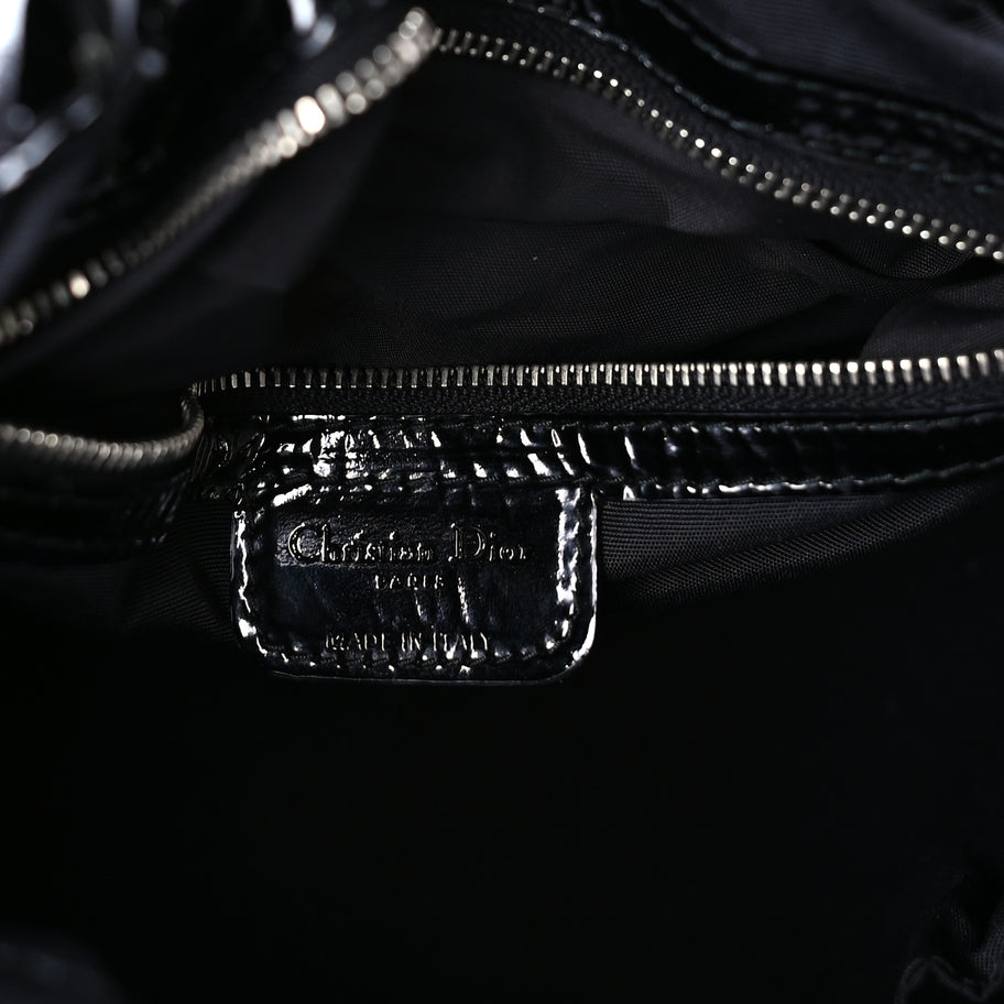 Christian Dior Patent Cannage Medium Le Trente Tote Black Image 8