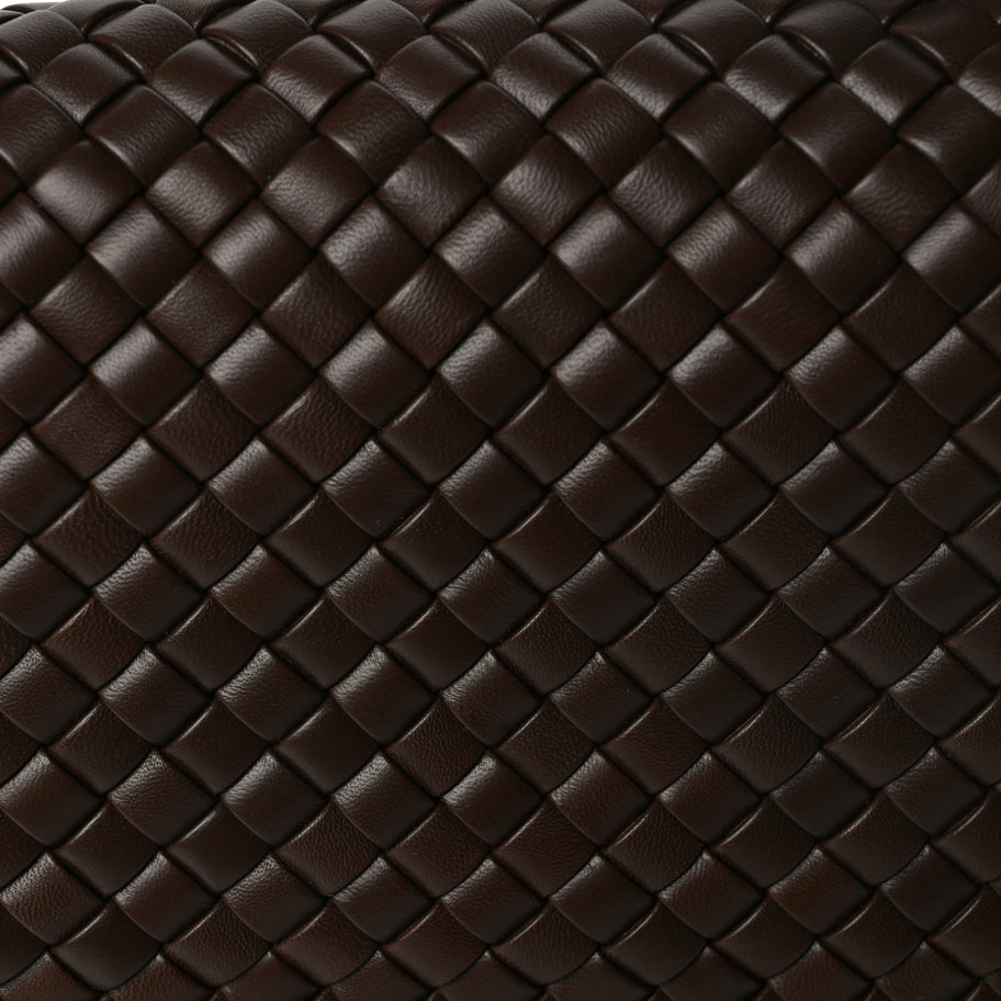 Bottega Veneta Nappa Intreccicio Padded Small Cobble Shoulder Bag Light Brown Image 6