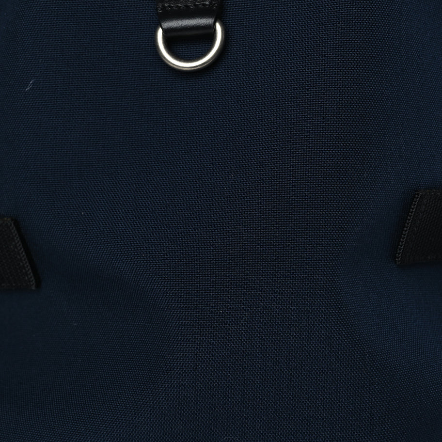 Saint Laurent Canvas Calfskin Rivington Race Convertible Backpack Black Navy Image 6