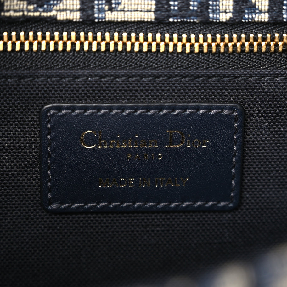 Christian Dior Oblique 30 Montaigne Flap Bag Blue Image 5