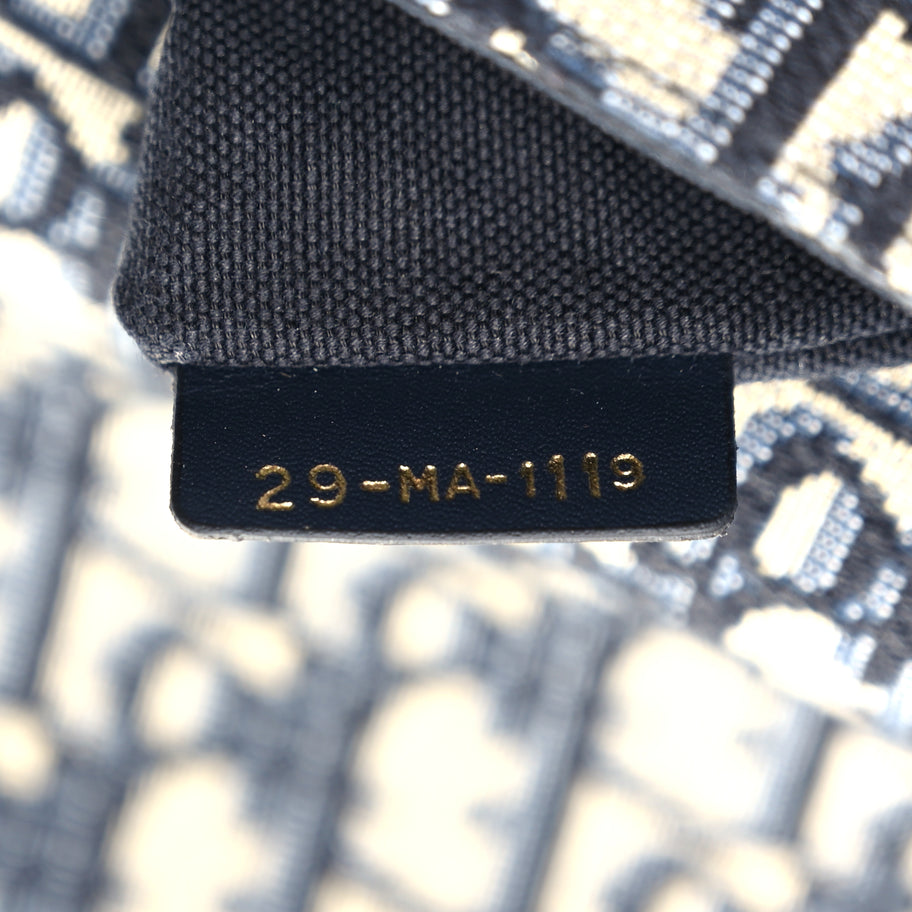 Christian Dior Oblique 30 Montaigne Flap Bag Blue Image 6