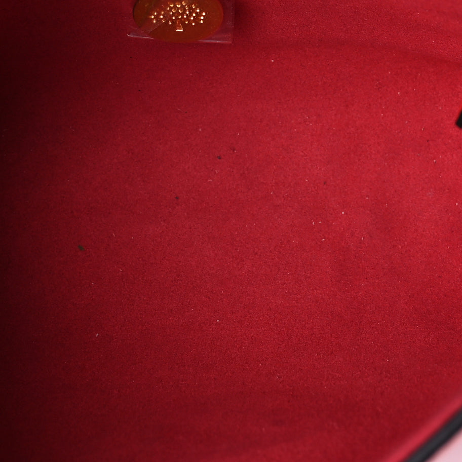 Mulberry Small Classic Grain Calfskin Small Lily Ruby Red Image 4