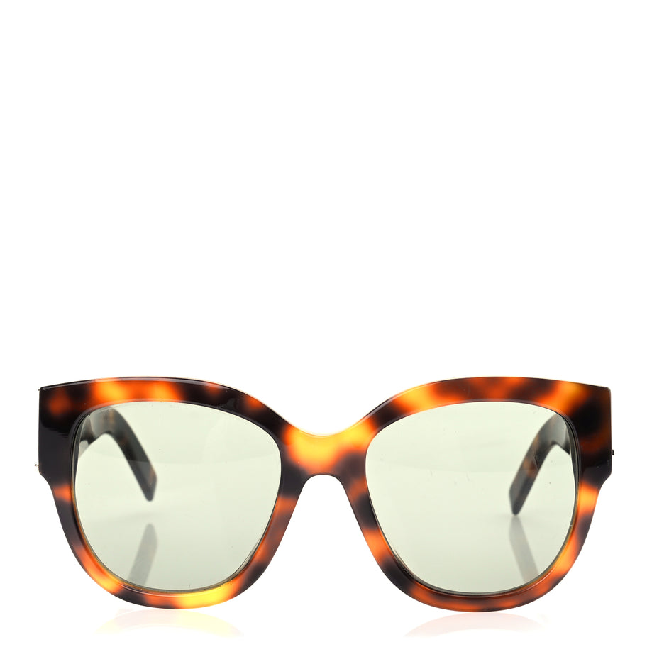 Saint Laurent Acetate Oversized Sunglasses SL M95 F Tortoise Image 2