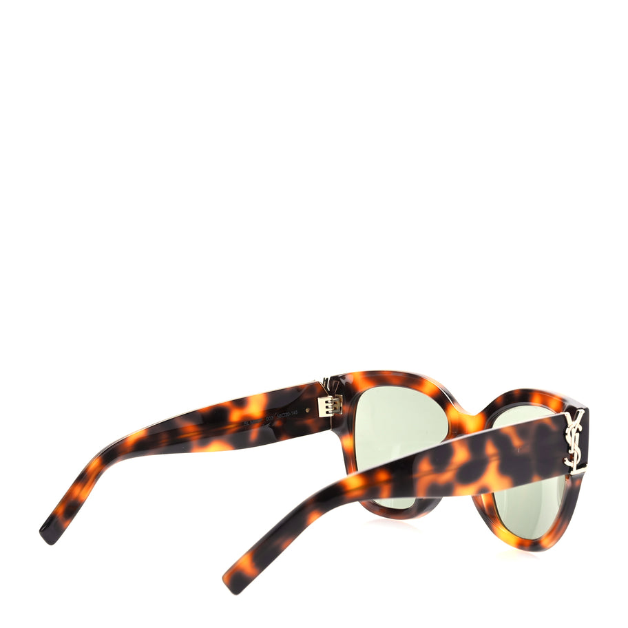 Saint Laurent Acetate Oversized Sunglasses SL M95 F Tortoise Image 4