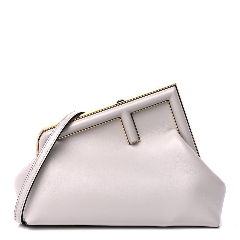  Fendi Shiny Nappa Small Fendi First  Ghiaia