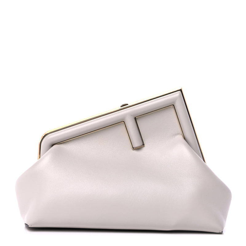  Fendi Shiny Nappa Small Fendi First  Ghiaia