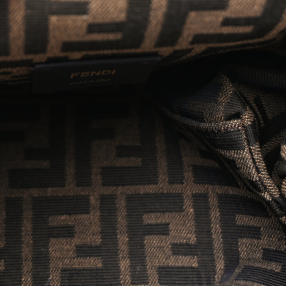 Fendi Shiny Nappa Small Fendi First  Ghiaia Image 5