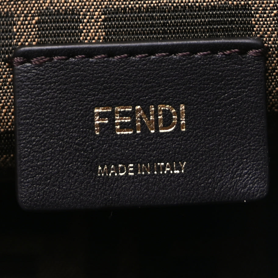 Fendi Shiny Nappa Small Fendi First  Ghiaia Image 6