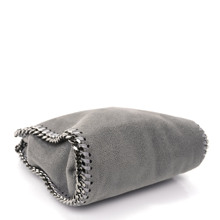 Stella McCartney Shaggy Deer Tiny Falabella Tote Grey Image 3
