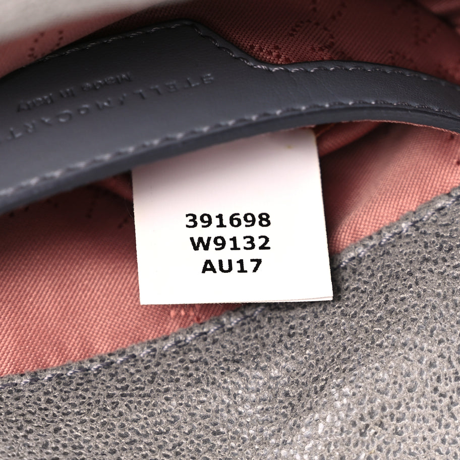 Stella McCartney Shaggy Deer Tiny Falabella Tote Grey Image 8