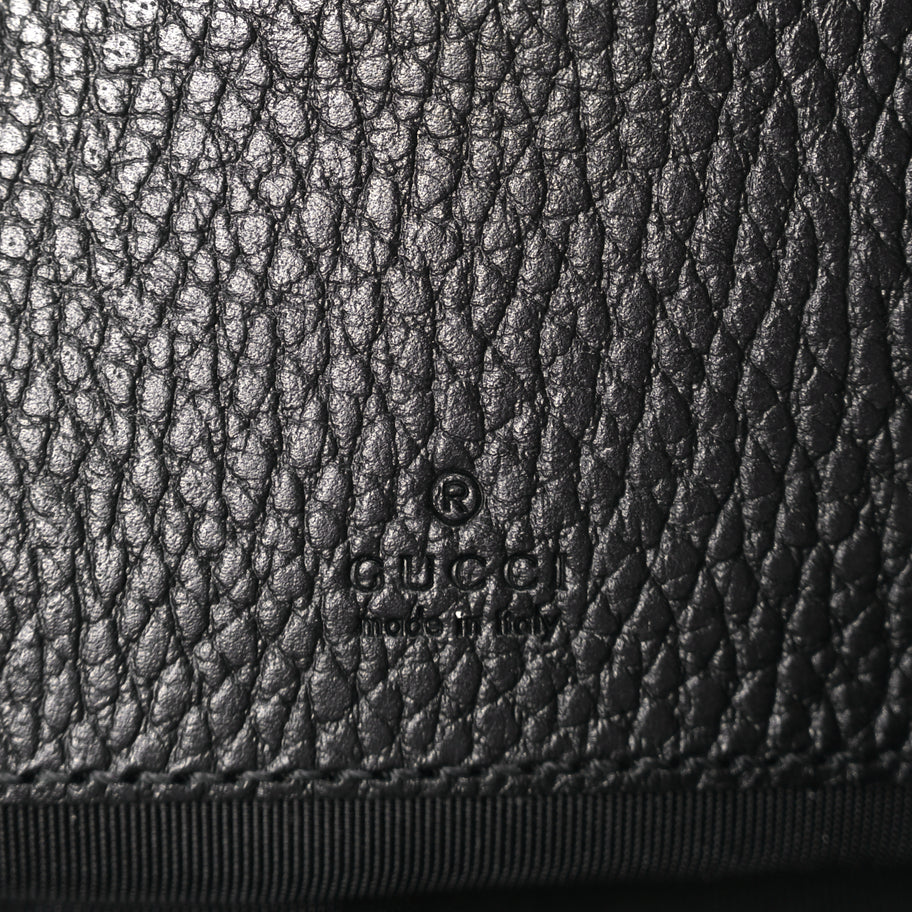 Gucci Dollar Calfskin Super Mini GG Marmont Chain Shoulder Bag Black Image 5