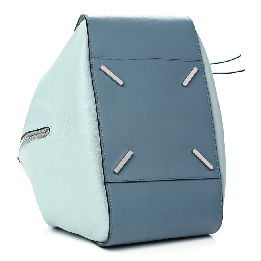 Loewe Calfskin Large Hammock Shoulder Bag Aqua Light Blue Stone Image 3