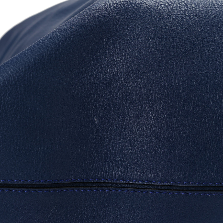 Loewe Calfskin Small Flamenco Knot Hobo Navy Image 9