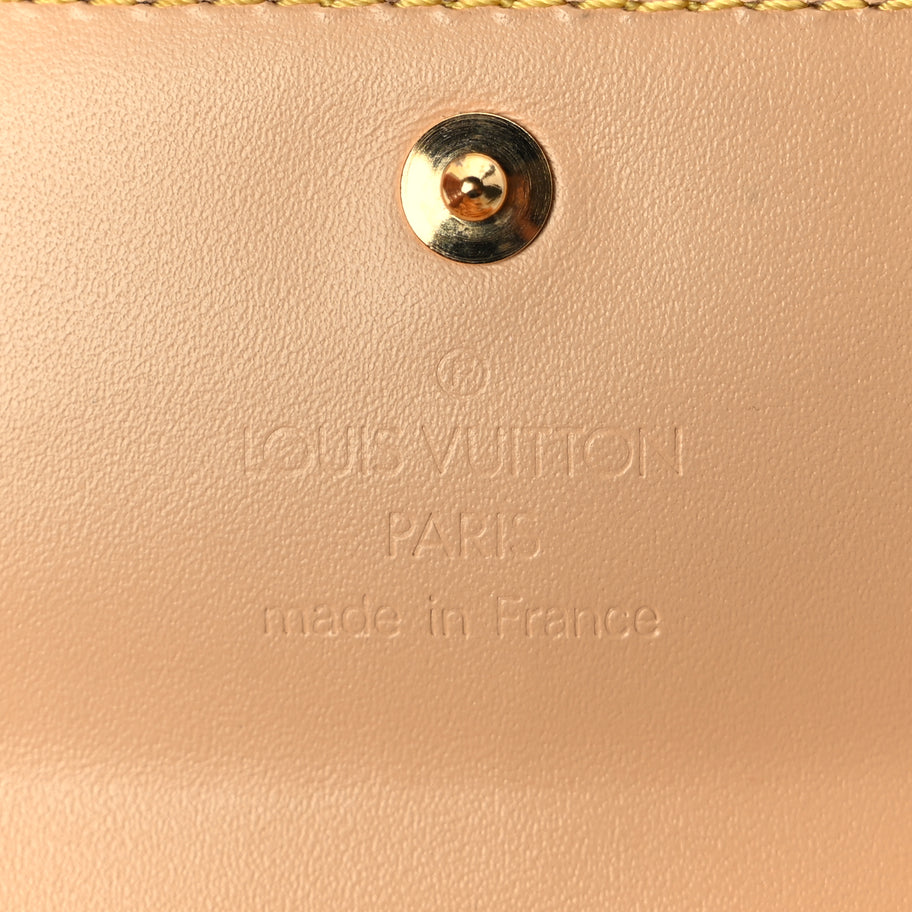 Louis Vuitton Monogram Multicolor Porte-Monnaie Plat Coin Purse Black Image 7