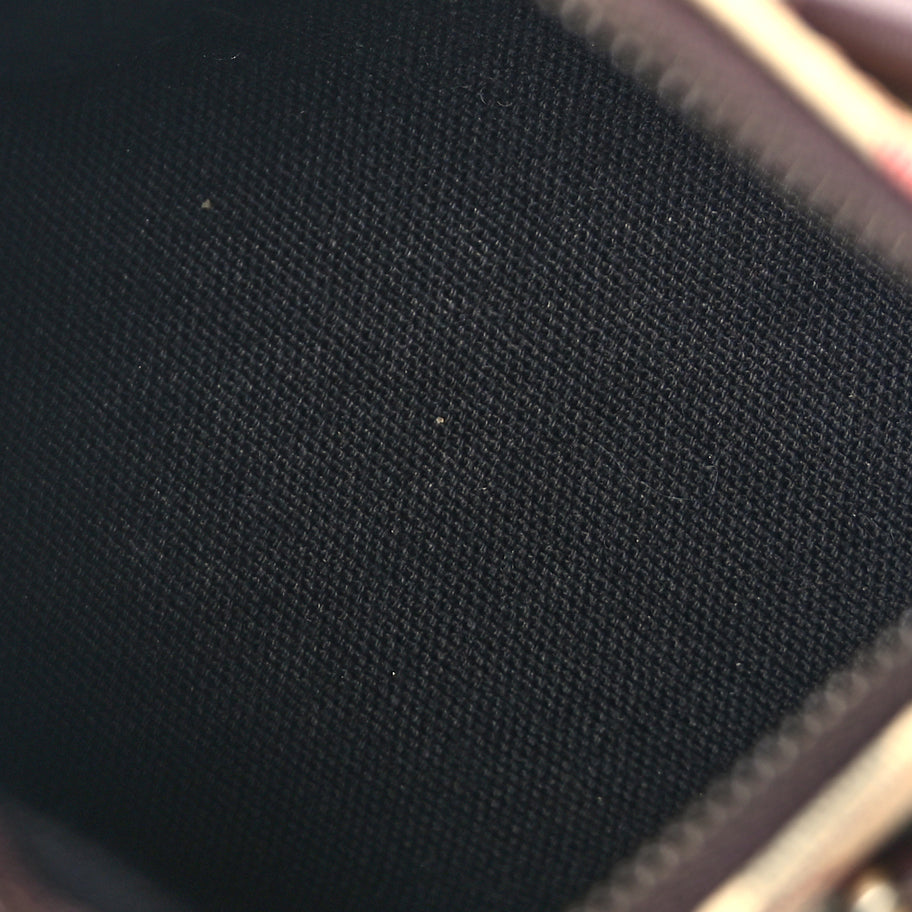 Burberry Haymarket Check Mini Shoulder Bag  Chocolate Image 4