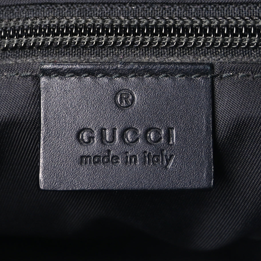 Gucci GG Supreme Monogram Web Messenger Bag Black Image 5