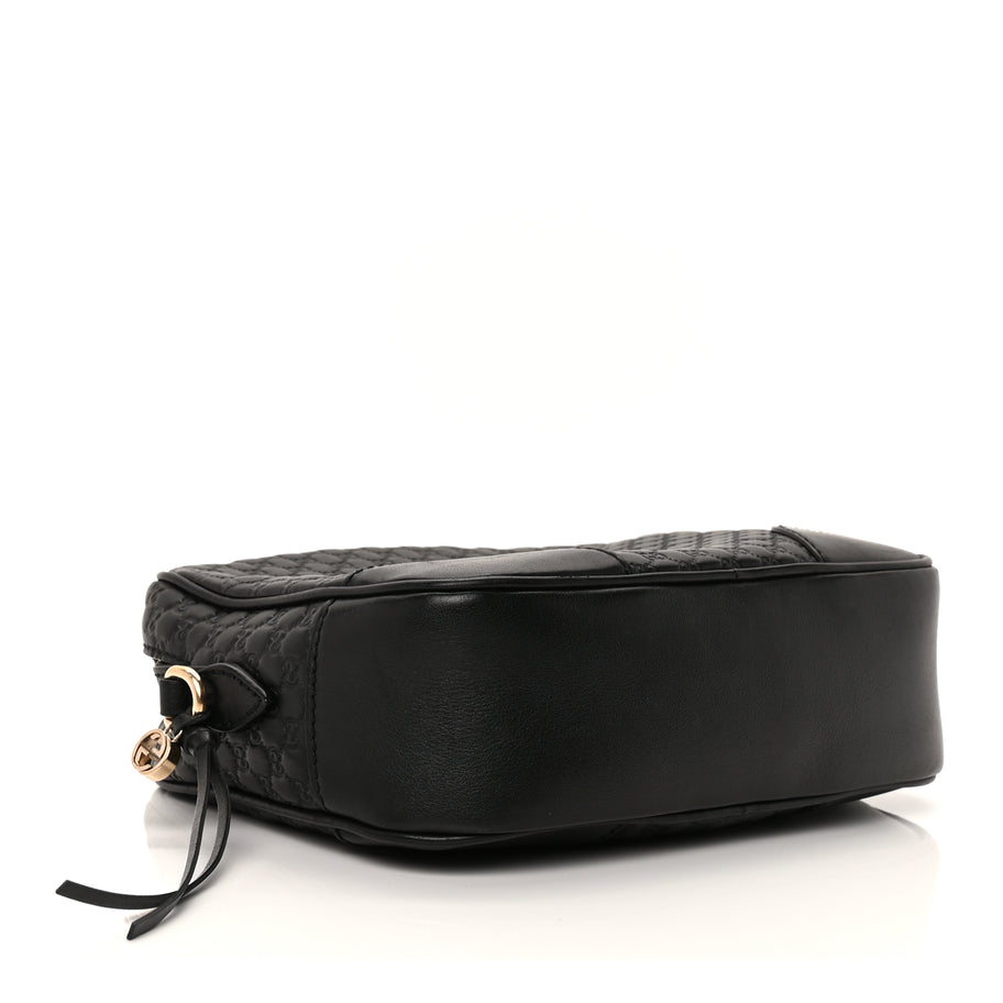Gucci Microguccissima Mini Bree Messenger Bag Black Image 3