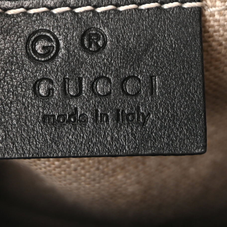 Gucci Microguccissima Mini Bree Messenger Bag Black Image 5