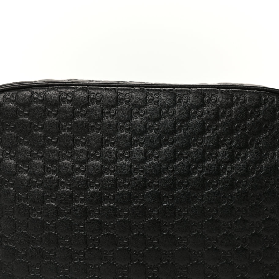 Gucci Microguccissima Mini Bree Messenger Bag Black Image 6