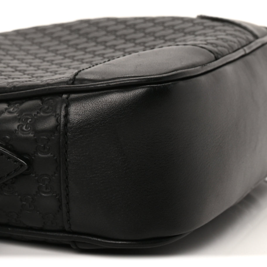 Gucci Microguccissima Mini Bree Messenger Bag Black Image 7