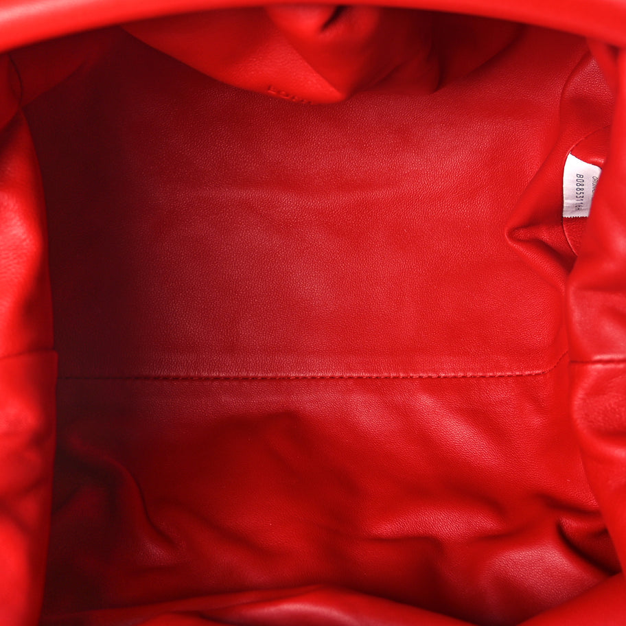 Bottega Veneta Nappa Maxi Intrecciato The Pouch Oversized Clutch Bright Red Image 5