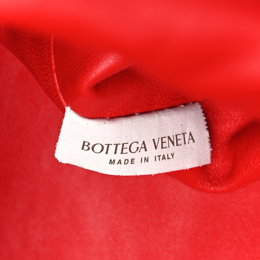 Bottega Veneta Nappa Maxi Intrecciato The Pouch Oversized Clutch Bright Red Image 6