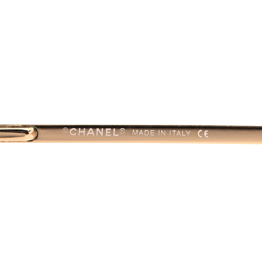Chanel Crystal CC Logo Sunglasses 4093-B Gold Image 5