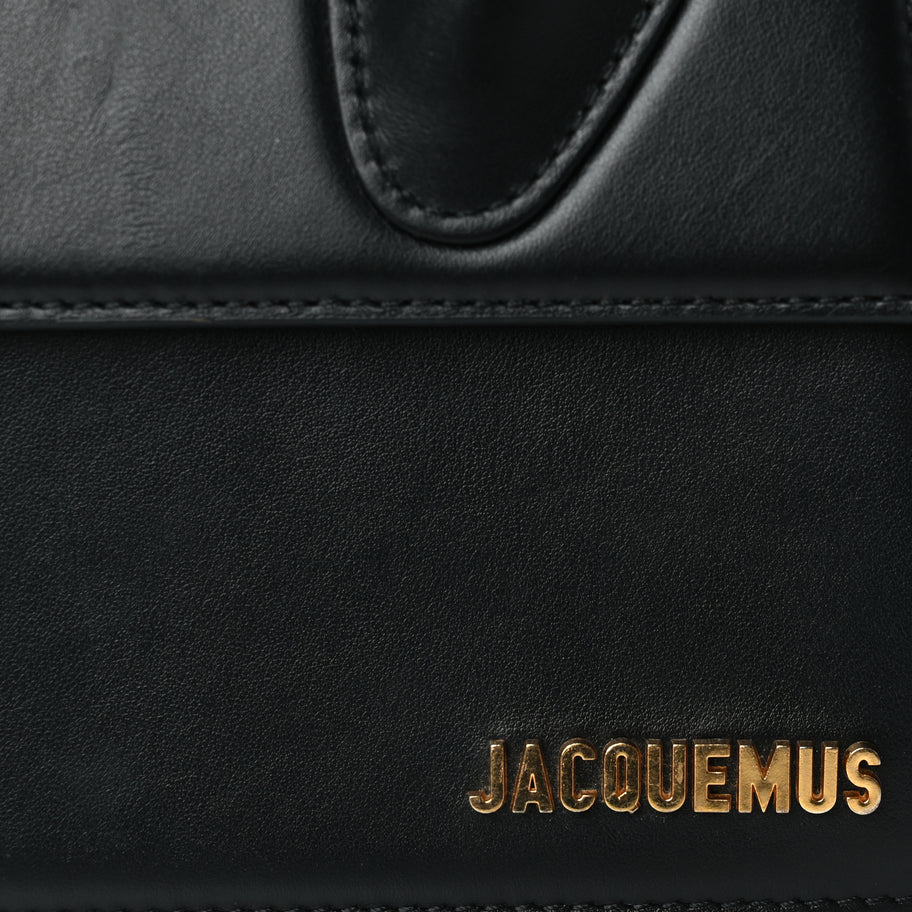 Jacquemus Smooth Calfskin Le Grand Chiquito Black Image 6