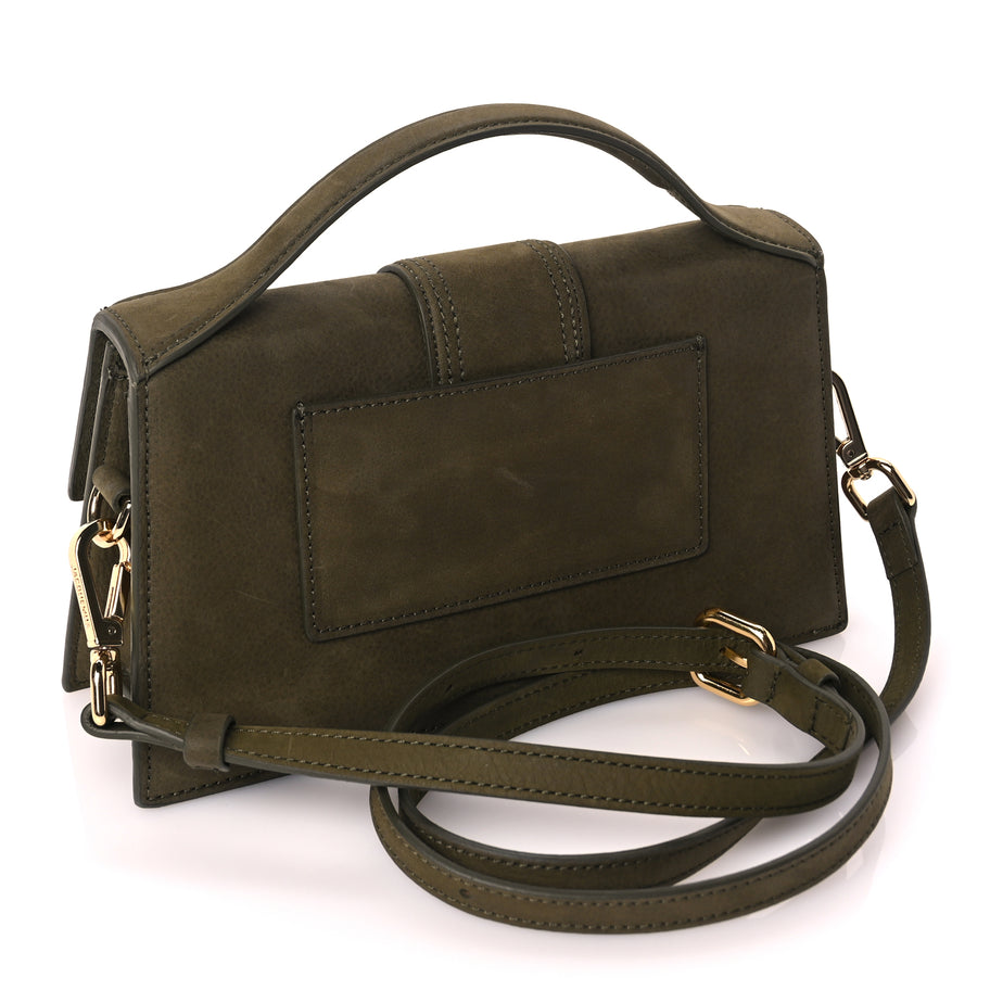 Jacquemus Nubuck Le Grande Bambino Dark Khaki Image 2