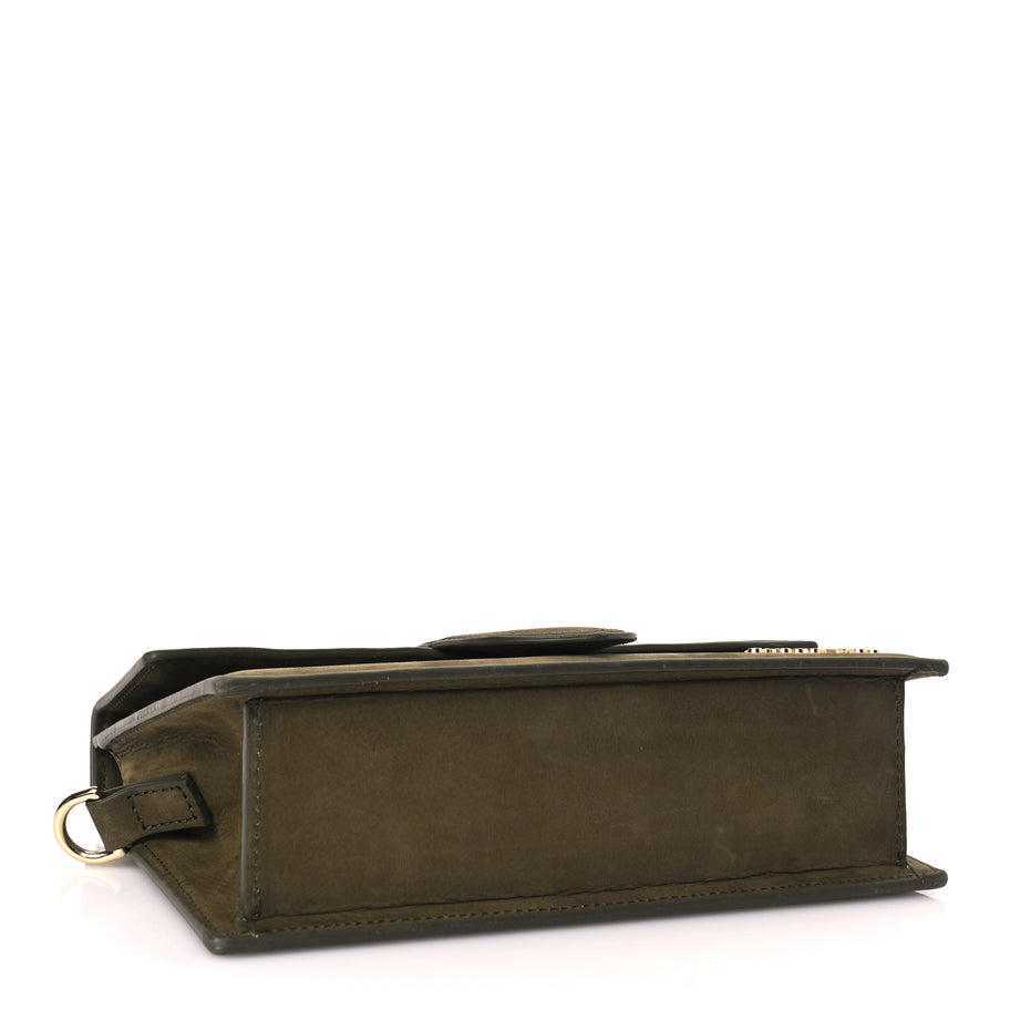 Jacquemus Nubuck Le Grande Bambino Dark Khaki Image 3