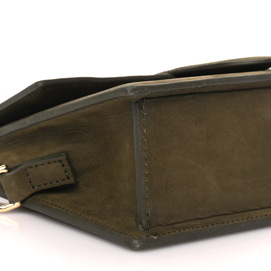 Jacquemus Nubuck Le Grande Bambino Dark Khaki Image 7