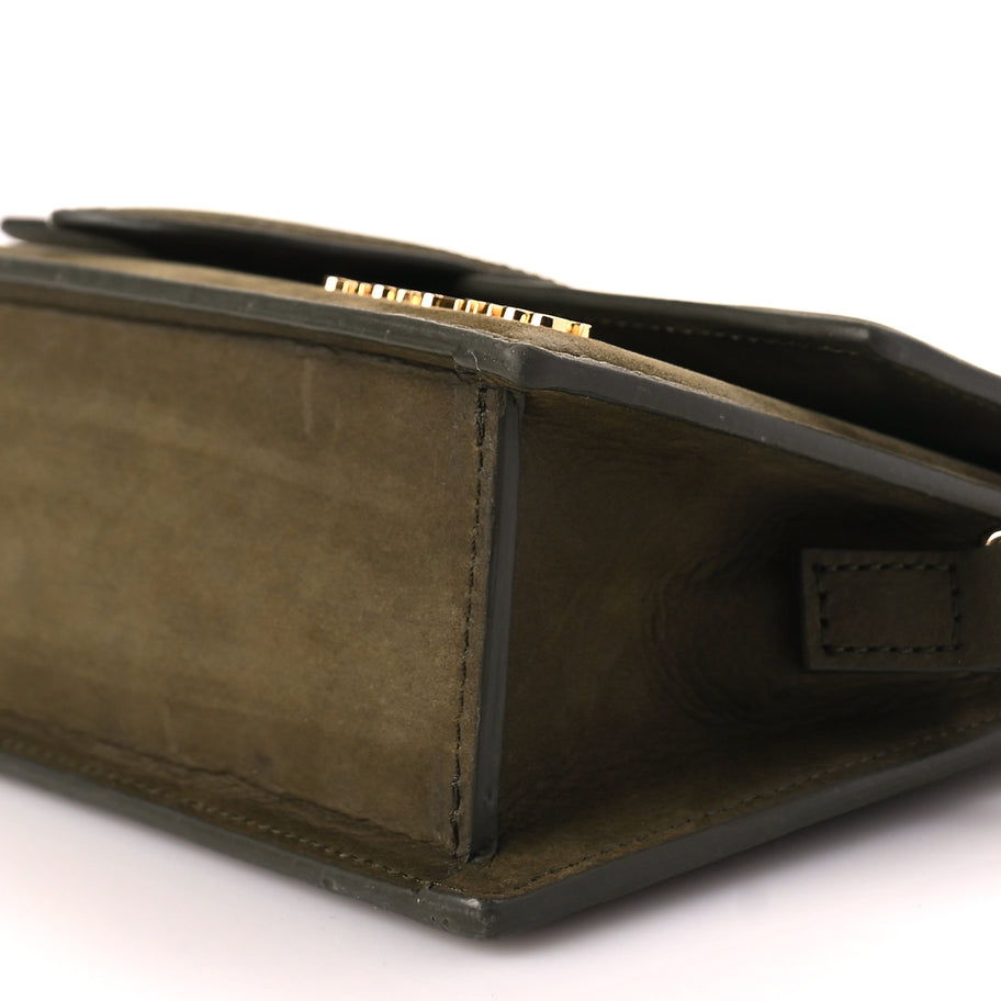 Jacquemus Nubuck Le Grande Bambino Dark Khaki Image 8