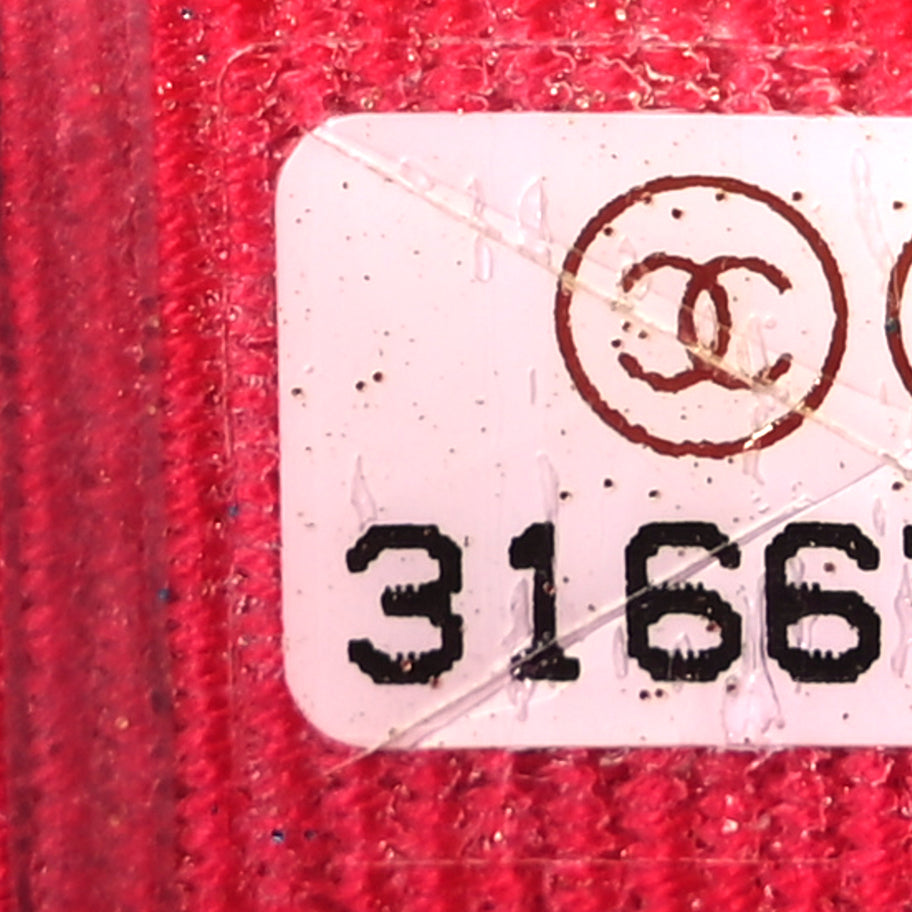 Chanel Lambskin Quilted Top Handle Mini Vanity Case With Chain Dark Pink Image 7