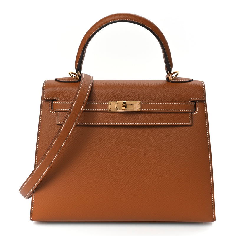  Hermes Epsom Kelly Sellier 25 Gold Gold