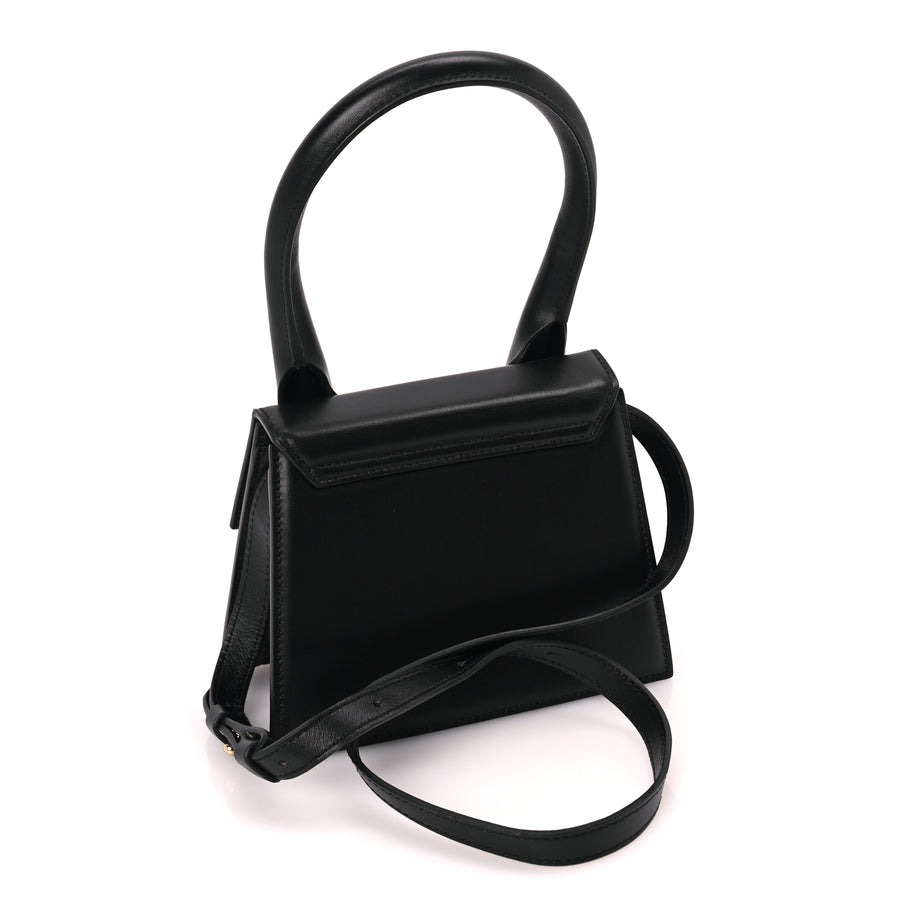 Jacquemus Smooth Calfskin Le Chiquito Moyen Black Image 2