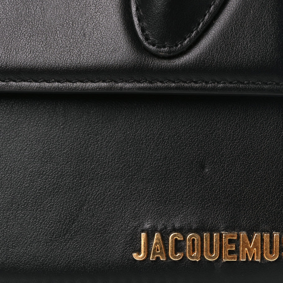 Jacquemus Smooth Calfskin Le Chiquito Moyen Black Image 6