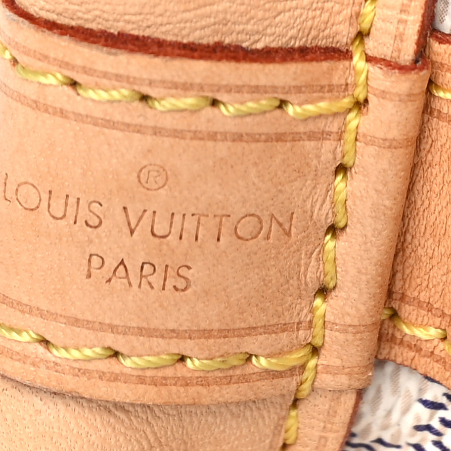 Louis Vuitton Damier Azur Noe BB White Image 5