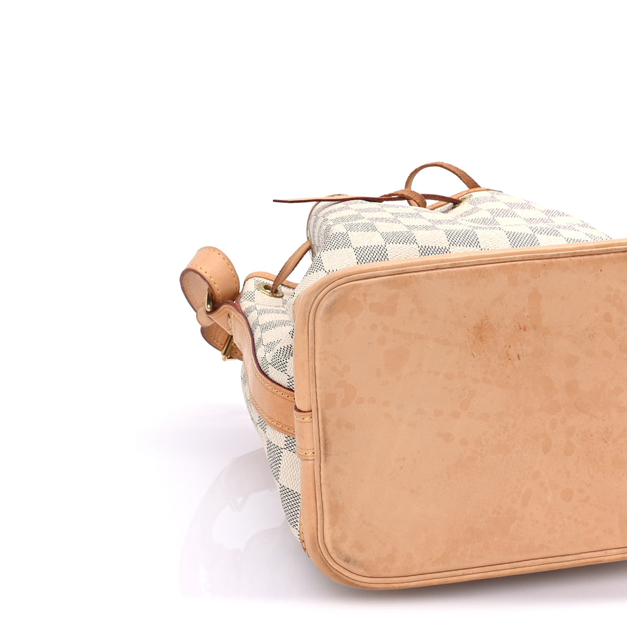 Louis Vuitton Damier Azur Noe BB White Image 7