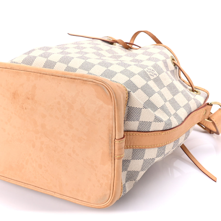 Louis Vuitton Damier Azur Noe BB White Image 8