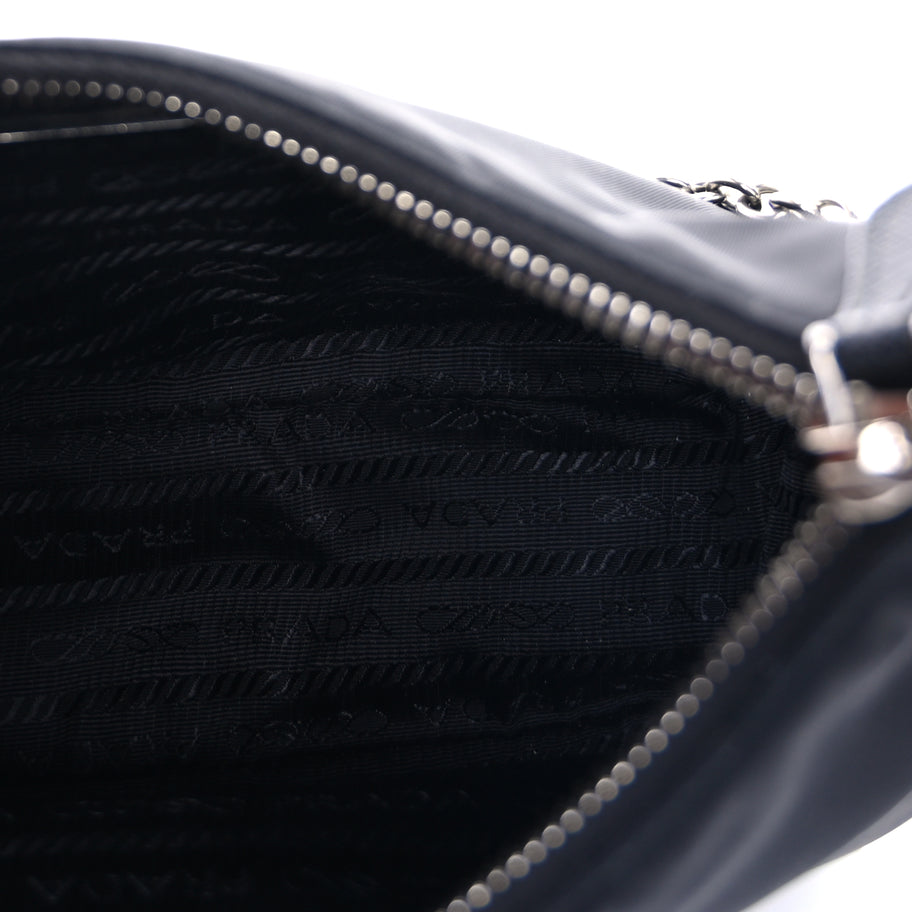 Prada Nylon Re-Edition 2005 Shoulder Bag Black Image 5