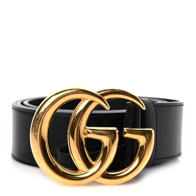  Gucci Calfskin Double G 40mm Belt 105 42 Black