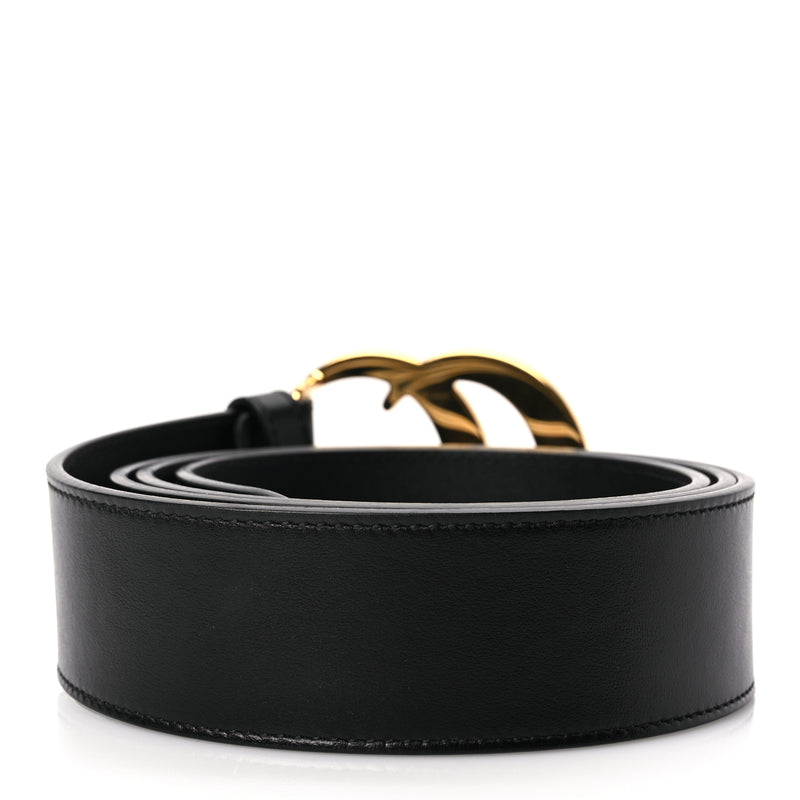  Gucci Calfskin Double G 40mm Belt 105 42 Black