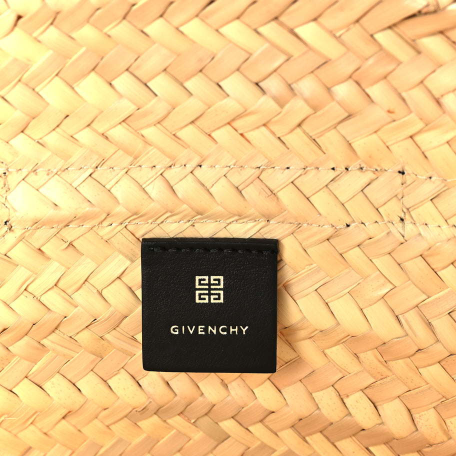 Givenchy Raffia Voyou Basket Tote Black Image 5
