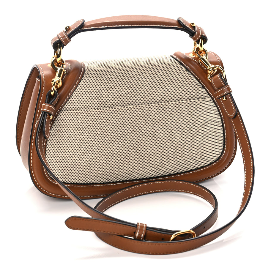 Gucci Canvas Medium Blondie Top Handle Bag Brown Image 2