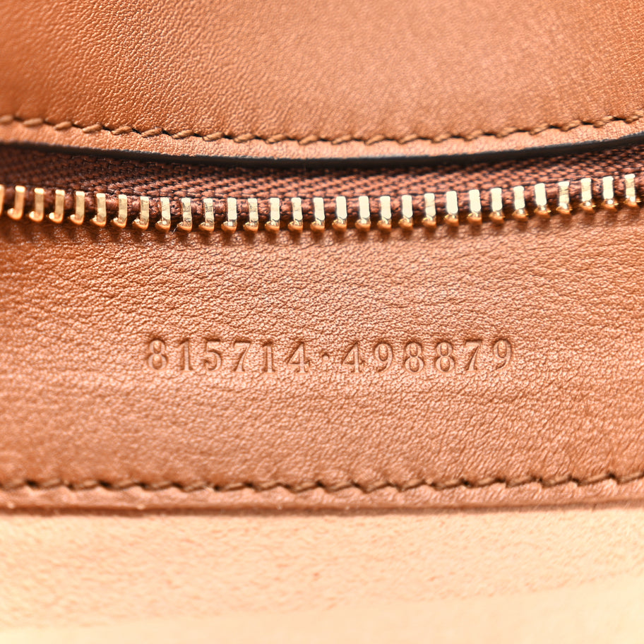 Gucci Canvas Medium Blondie Top Handle Bag Brown Image 6