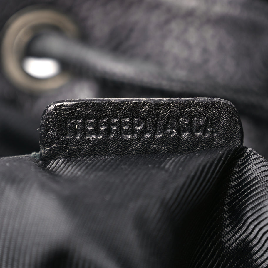 Burberry Calfskin Mason Warrior Studded Hobo Black Image 6