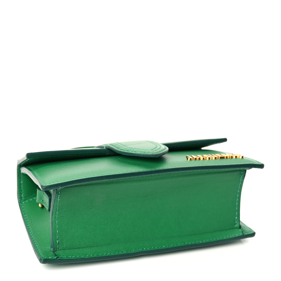 Jacquemus Smooth Calfskin Le Bambino Green Image 3